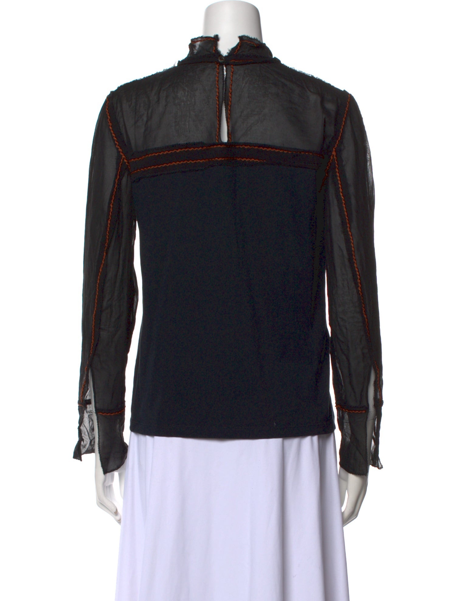 Prada 2015 Mock Neck Sweatshirt